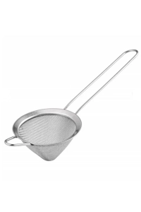 Barista Konik Kokteyl Süzgeci 8 cm – Profesyonel Paslanmaz Çelik Bar Strainer Mixology Araçları